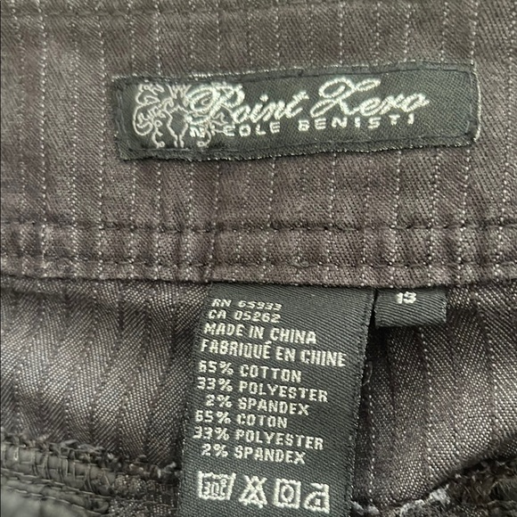 Point zero Gray Pinstripe Pants - Picture 3 of 6